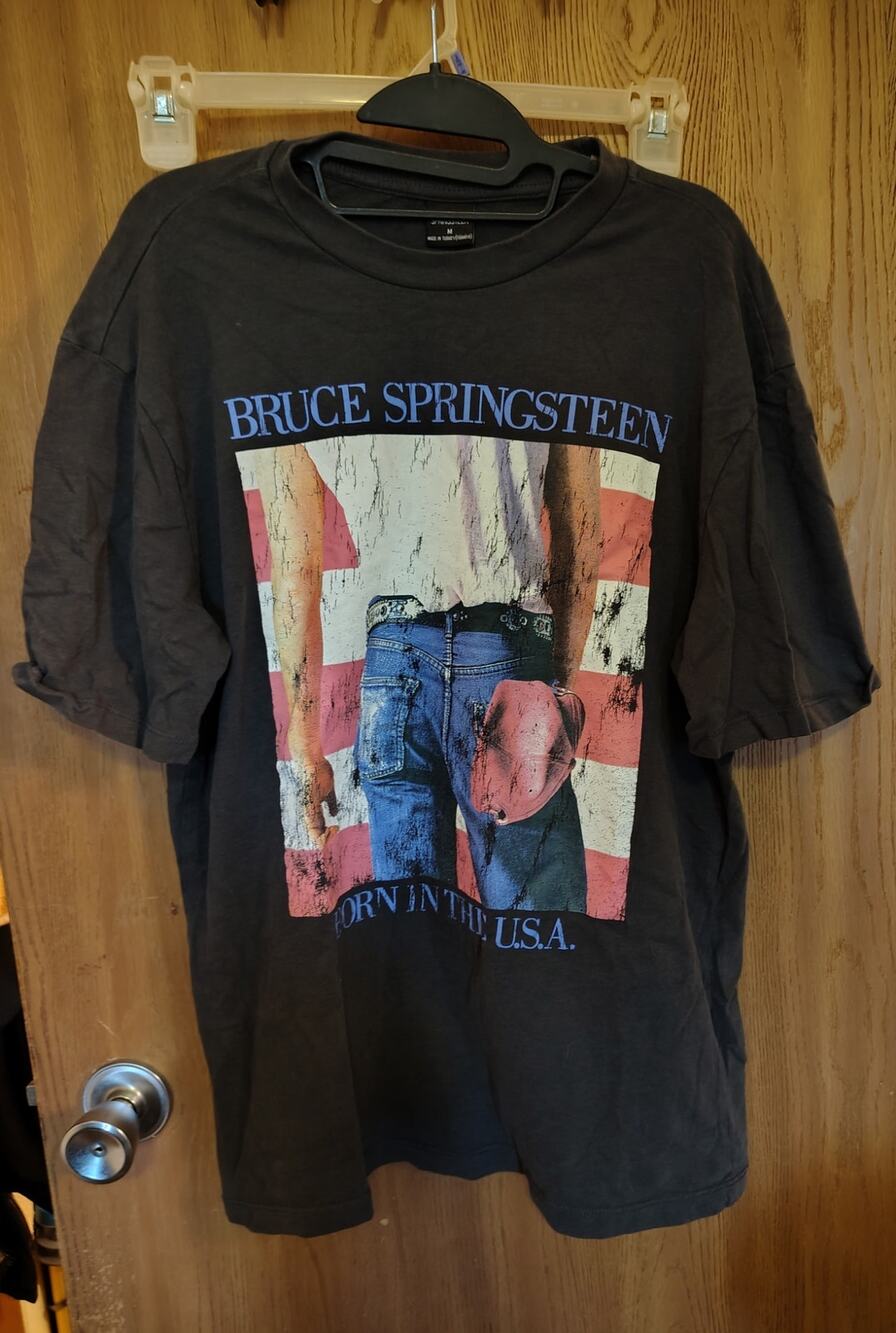 Bruce Springsteen Born in the USA T shirt M Primark quality tee thick cotton